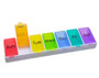 Ezy Dose Pill Organizer Rainbow Colors - 1 ea