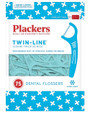 Plackers Twin-Line Dental Flossers Cool Mint - 75 ct