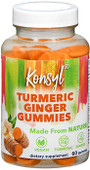 Konsyl Turmeric Ginger Gummies - 60 ct