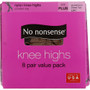 No Nonsense Knee Highs, Tan, Queen - 1 box