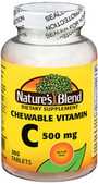 Nature's Blend Vitamin C 500 mg Chewable Tablets - 100 ct