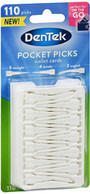 DenTek Pocket Picks Wallet Cards - 110 ct