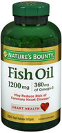 Nature's Bounty Fish Oil 1200 mg Dietary Supplement Softgels - 320 ct