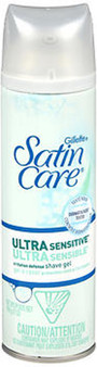 Gillette Satin Care Ultra Sensitive Irritation Defense Shave Gel - 7 oz