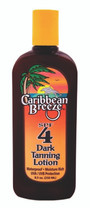 Caribbean Breeze Dark Tanning Lotion - SPF4, 8.5 oz