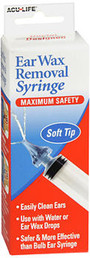 Acu-Life Ear Wax Removal Syringe SoftTip - 1 each