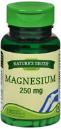 Nature's Truth Magnesium 250 mg Dietary Supplement - 100 Coated Caplets