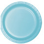 Solid Color Luncheon Plate, Light Blue, 7