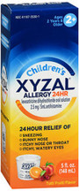 Xyzal Children's 24 Hour Allergy Relief Tutti Frutti Liquid Syrup - 5 oz