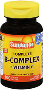Sundance Vitamins Complete B-Complex + Vitamin C - 100 Coated Caplets