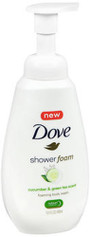 Dove Shower Foam Cucumber & Green Tea Scent - 13.5 oz
