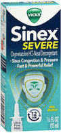 Vicks Sinex Decongestant Nasal Spray Severe - 0.5 oz