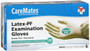 Caremates Disposable Medical Exam Gloves Latex Powder Free Small - 100 ct