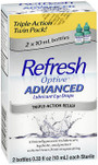 Refresh Optive Advanced Lubricant Eye Drops - 0.66 oz