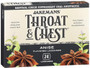 Jackman's Throat Chest Lozenges Anise Menthol - 6 packs of 24