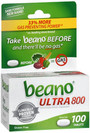 Beano Food Enzyme Dietary Supplement Tablets - 100 ct