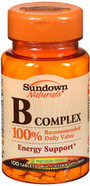 Sundown Naturals B Complex Tablets - 100 ct
