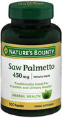 Nature's Bounty Saw Palmetto 450 mg - 100 Capsules