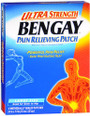 Bengay Ultra Strength Pain Relieving Patch, Large for Back to Hip - 4 Each