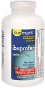 Sunmark Ibuprofen 200 mg Coated Tablets - 500 ct