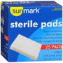 Sunmark Sterile Pads 2 Inches - 25 ct