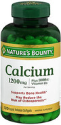 Nature's Bounty Calcium 1200 mg Per Serving Plus Vitamin D Softgels - 120 ct