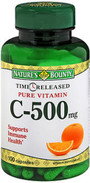 Nature's Bounty Vitamin C-500 mg Time Released Capsules - 100 Capsules