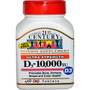 21st Century Dietary Supplement Tablets D3-10,000 IU Ultra Strength - 110 ct