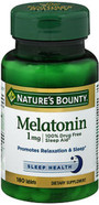 Nature's Bounty Melatonin 1Mg Tablets - 180 Tablets