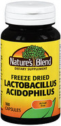 Nature's Blend Freeze Dried Lactobacillus Acidophilus - 100  Capsules