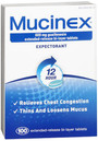 Mucinex Expectorant Extended Release Bi-Layer Tablets - 100 each