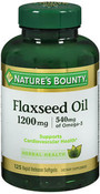 Nature's Bounty Flax Oil 1200 mg - 100 Softgels