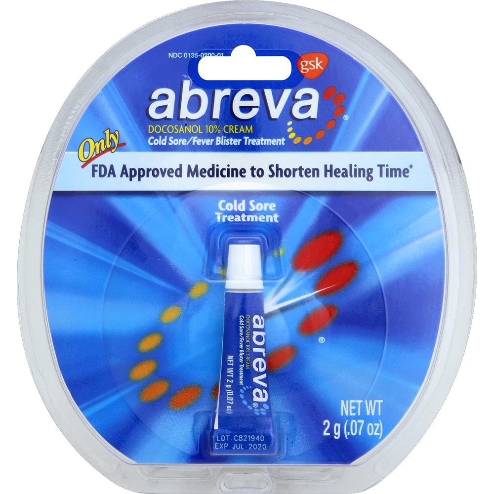 Abreva Cold Sore/Fever Blister Treatment 2 g Sandbox Thrifty White