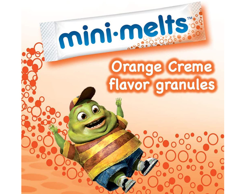 Mucinex Children's Cough MiniMelts Packets Orange Creme Flavor 12