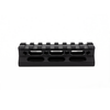 Super Slim .5" Picatinny Riser Mount 8 Slot Aluminum Black