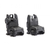 Tactical Folding Polymer Sight Tower Set Front and Rear BUIS Combo