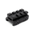 Super Slim .5" Picatinny Riser Mount 3 Slot Aluminum Black