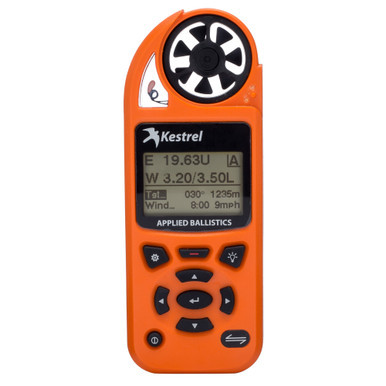 Kestrel 5700 Elite Electronic Hand Held Weather Meter with Applied Ballistics Blaze Orange