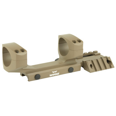 Warne RAMP30DE Team Warne 30mm Tactical 1 PC Dark Earth