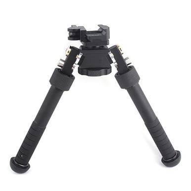 QD Tactical Bipod Flat with Adjustable Legs 6.5 - 9"