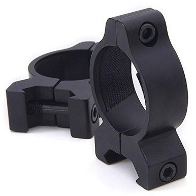 30mm 2pc A-Style Low Scope Ring Mount Matte Black