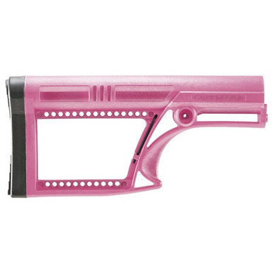Luth-AR MBA-2 Skullaton Fixed Buttstock Pink Fits AR-15/AR-10