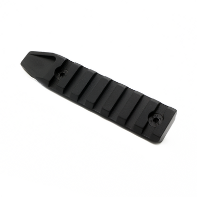 Super Slim 7 Slot M-LOK Rail Section Black Finish