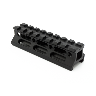 Super Slim .5" Picatinny Riser Mount 8 Slot Aluminum Black
