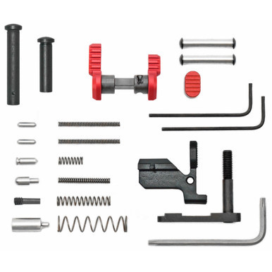 Armaspec Gun Builderâ€™s LPK less FCG & Grip for AR10 - Red