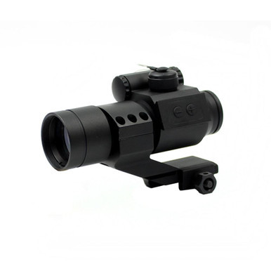 1x28 HD-30 Red Dot w/ Red Laser & Cantilever Mount