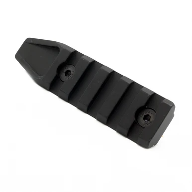 Super Slim 5 Slot M-LOK Rail Section Black Finish