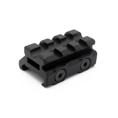 Super Slim .5" Picatinny Riser Mount 3 Slot Aluminum Black