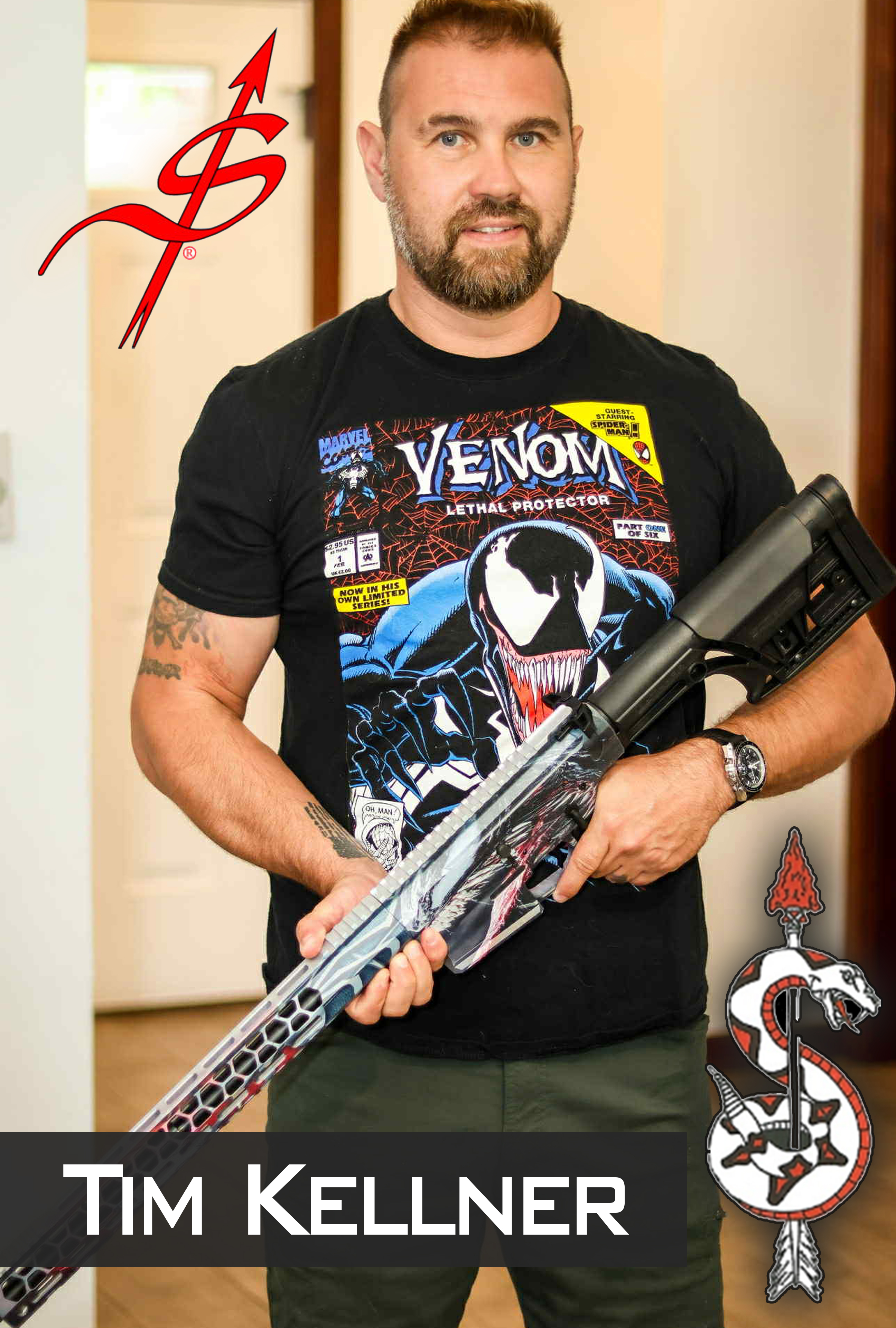 Tim Kellner Army Sniper Association Custom Venom Rifle