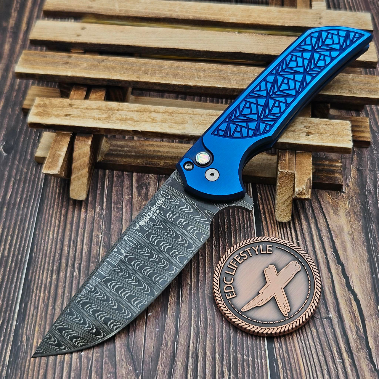 Pro-Tech 2026 Enthusiant Exclusive 004 Mordax 17-4 Steel Sapphire